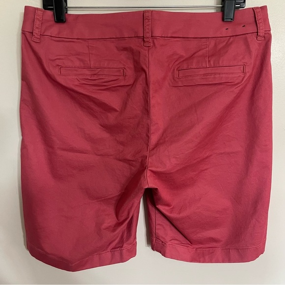 NWT Women’s J. Crew Factory Frankie Bermuda Chino Shorts 9” Inseam Size 8 Pink - Picture 9 of 12
